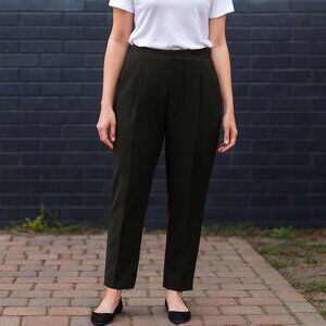 NWT VINCE Women’s Hunter Green Joggers Pleated Trousers Career